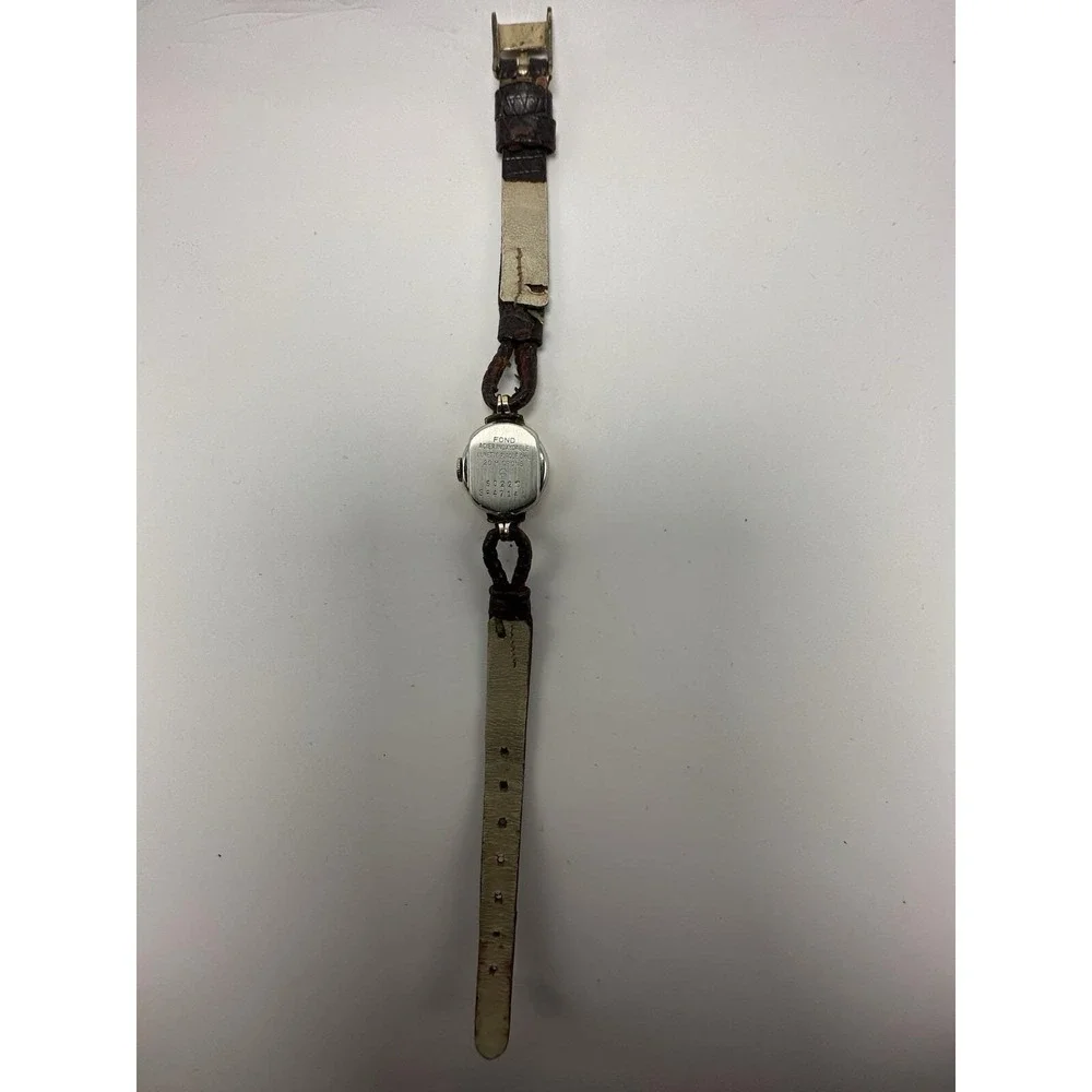 Doxa Ladies Watch Gold Plated Vintage Mechanical‎ 17MM 6.75